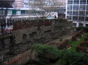 London Wall at St Alphege
